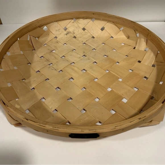 tobacco tray basket Basket/Tray Natural Finish Mini 9"x7" Wood Wall Table Farmhouse Crafts your baskets will come empty and ready to hang or embellish however youd like Magnolia Hearth & Hand Woven